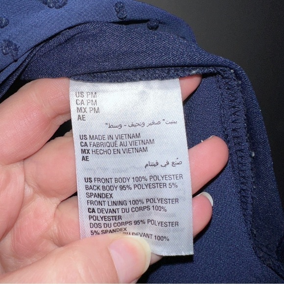 Charter Club Polka Dot Sleeveless Blouse - Picture 6 of 6